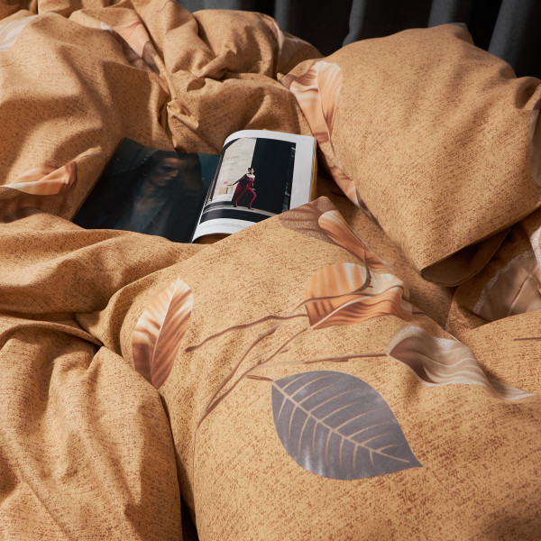 Фото - Комплект постільної білизни Moon&Star Premium Amber Leaf 200х220 (MS-820007504)