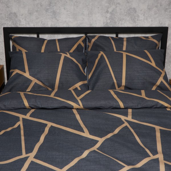 Фото - Комплект постільної білизни Moon&Star Premium Deep Blue Luxe 200х220 (MS-820009882)