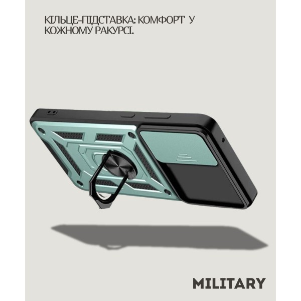 Фото - Чехол для смартфона BeCover Military for Samsung Galaxy S25 FE SM-S731 Dark Green (714387)
