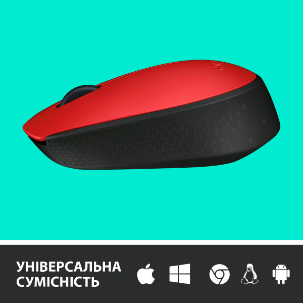Фото - Мышь беспроводная Logitech M171 Red (910-004641)