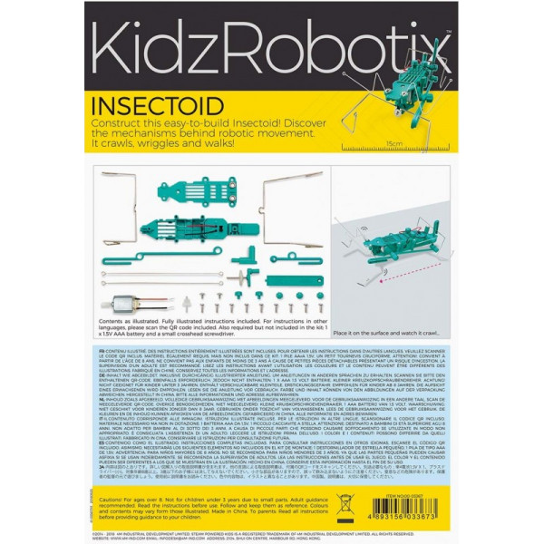 Фото - Набор для моделирования техники 4М Робот-инсектоид (00-03367)