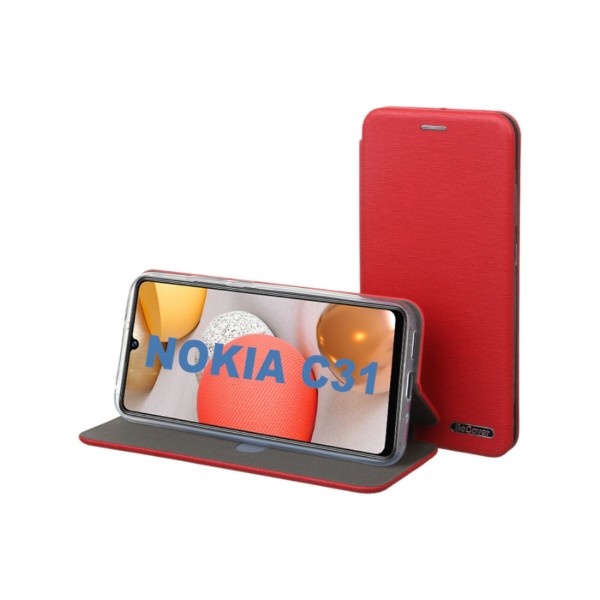Фото - Чохол для смартфону BeCover Exclusive for Nokia C31 Burgundy Red (710246)