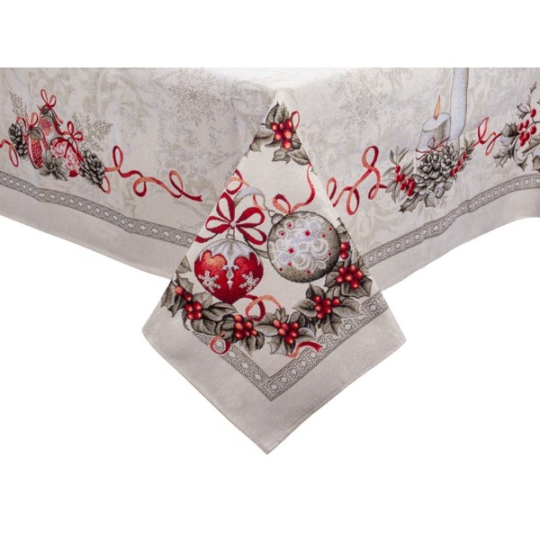 Фото - Скатерть прямоугольная Lefard гобеленовая kris lurex 140х180 см (732-309)