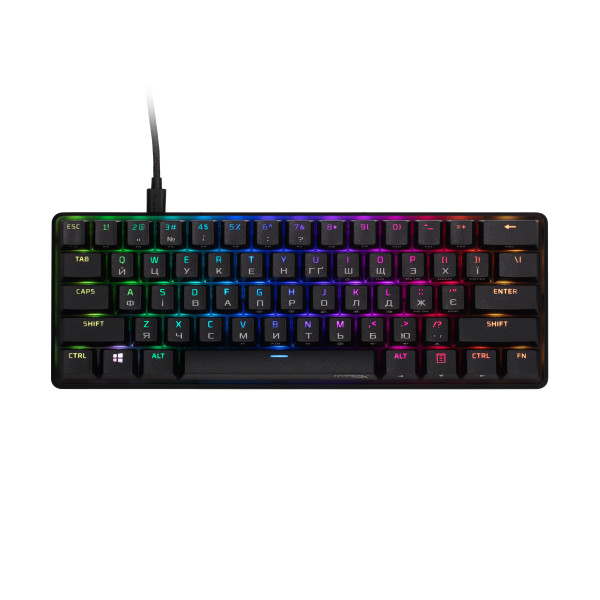 Фото - Клавиатура проводная игровая HyperX Alloy Origins 60 HX Red USB (4P5N4AA)