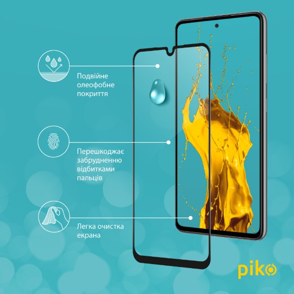 Фото - Защитное стекло для смартфона Piko Full Glue for Samsung A25 5G Black (1283126574948)
