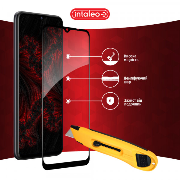 Фото - Захисне скло для смартфону Intaleo Full Glue for ZTE Blade A53 Black (1283126583308)