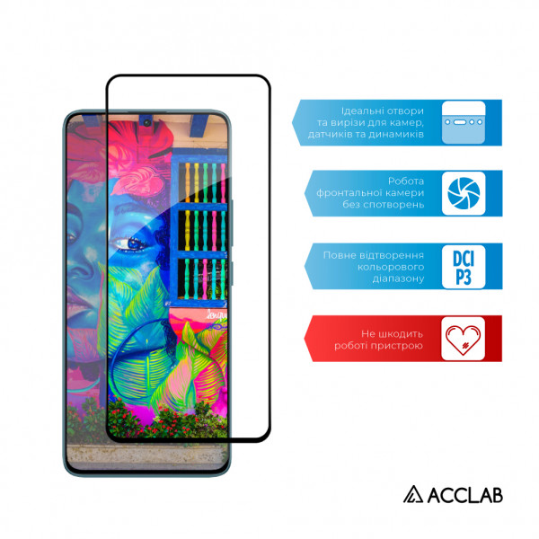 Фото - Захисне скло для смартфону ACCLAB Full Glue for Xiaomi Redmi Note 13 Pro 5G (1283126583803)