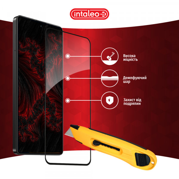 Фото - Захисне скло для смартфону Intaleo Full Glue for Xiaomi Poco M6 Pro Black (1283126589744)