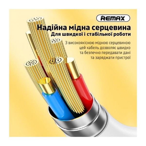 Фото - Кабель Remax Marlik Series Power Delivery Type-C to Type-C 65W White (RC-191)