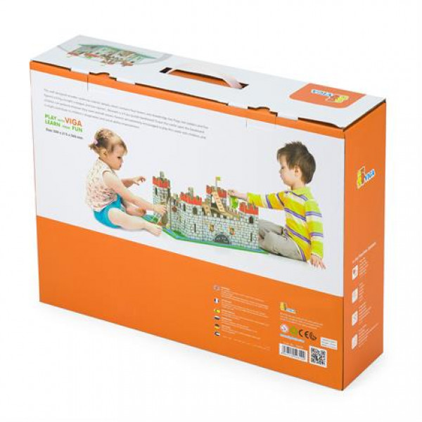 Фото - Набір ігрових фігурок Viga Toys Іграшковий замок (50310)