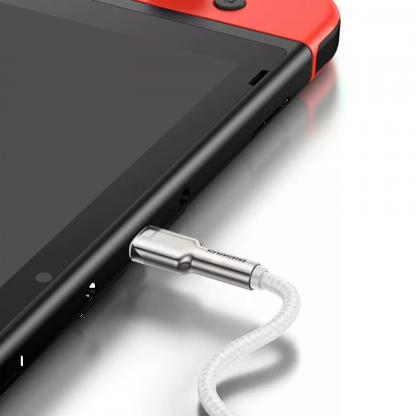 Фото - Кабель синхронізації даних Baseus Cafule Metal Type-C to Type-C 100W (2m) white (CATJK-D02)