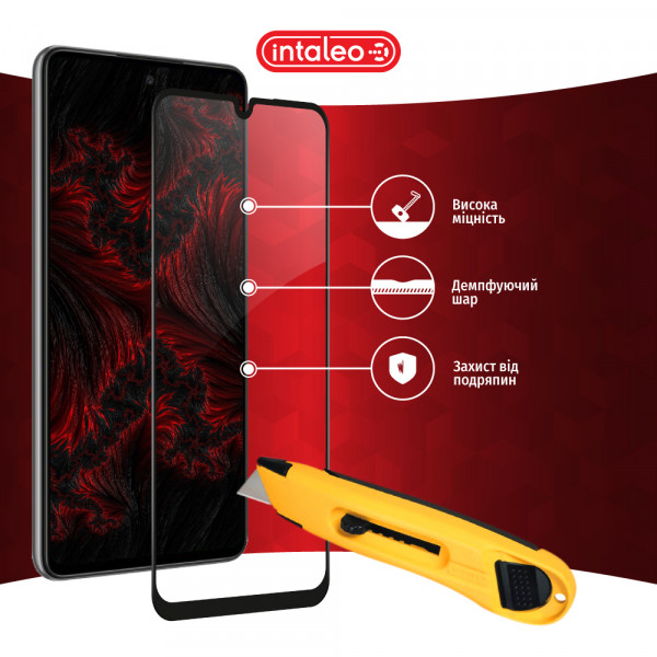 Фото - Захисне скло для смартфону Intaleo Full Glue for Samsung A25 5G Black (1283126574931)