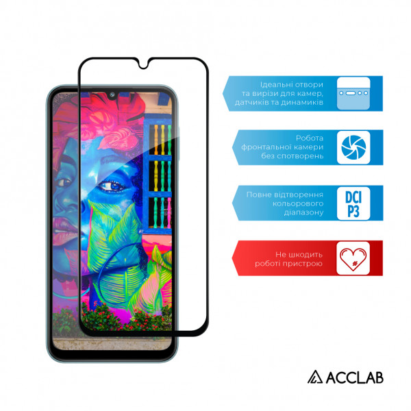 Фото - Захисне скло для смартфону ACCLAB Full Glue for Samsung M34 5G (1283126575723)