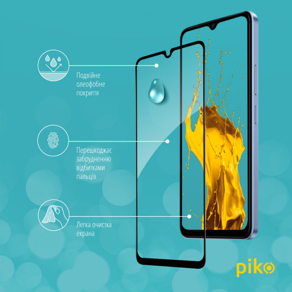 Фото - Захисне скло для смартфону Piko Full Glue for Xiaomi Redmi A3 (1283126591228)