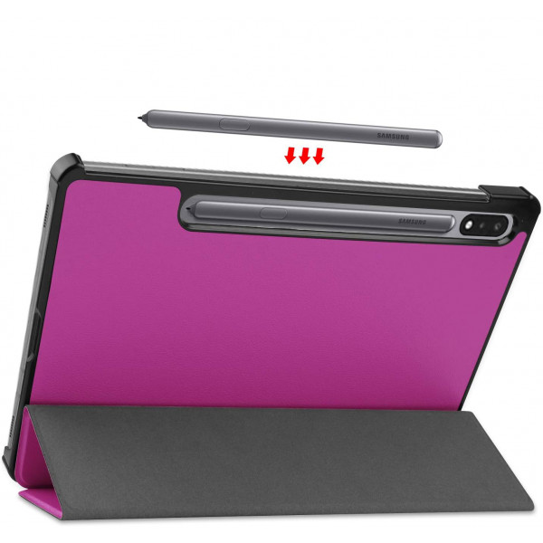 Фото - Чохол для планшета BeCover Smart Case for Samsung Galaxy Tab S9 (SM-X710/SM-X716)/S9 FE (SM-X510/SM-X516B) 11.0" Purple (709892)