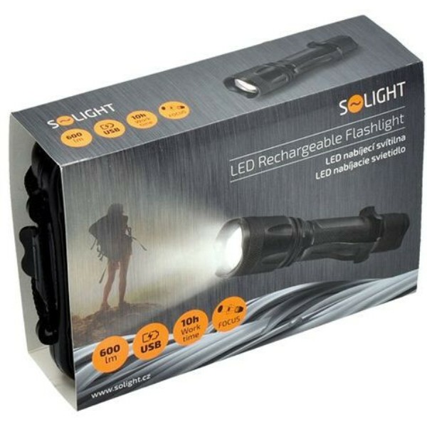 Фото - Ліхтар акумуляторний Solight SPTSOL001 WN22 600lm