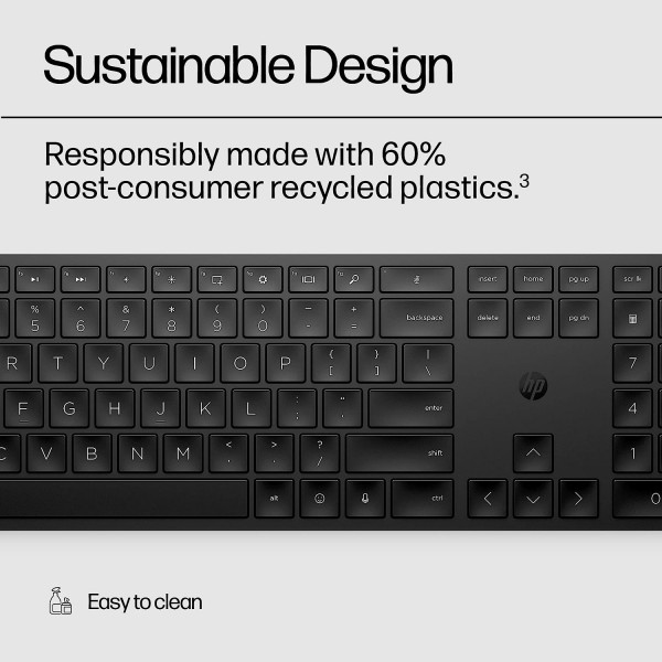 Фото - Клавіатура бездротова HP 450 Programmable WL UKR Black (4R184AA)