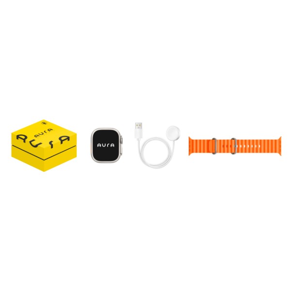 Фото - Смарт-годинник Aura X4 ProMax 53mm Orange (SWAX453O)