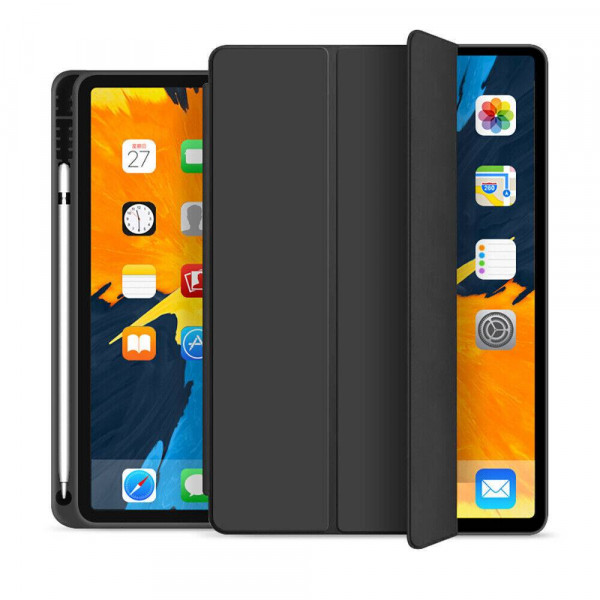 Фото - Чохол для планшета Becover Tri Fold Soft TPU з кріпленням Apple Pencil for Apple iPad 10.9'' (10 Gen)/iPad 11'' (A16) Black (708459)