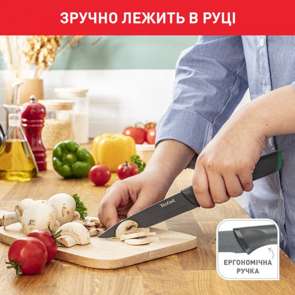 Фото - Нож для овощей Tefal Fresh Kitchen 9 см (K1220604)