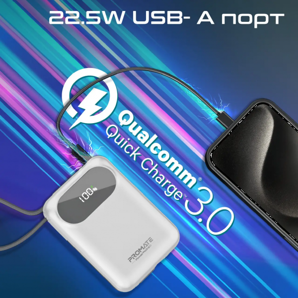 Фото - Батарея мобільна Promate 20000mAh (powerpod-20.white)