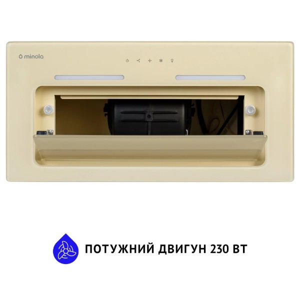 Фото - Вытяжка встраиваемая Minola HBI 6873 IV GLASS 1200 LED Line