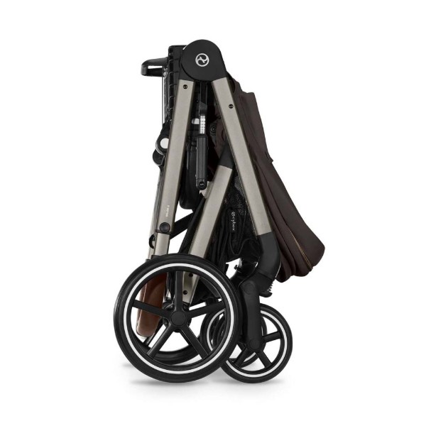 Фото - Коляска прогулочная Cybex Balios S Lux TPE Chocolate Brown (с бампером) (525000113)