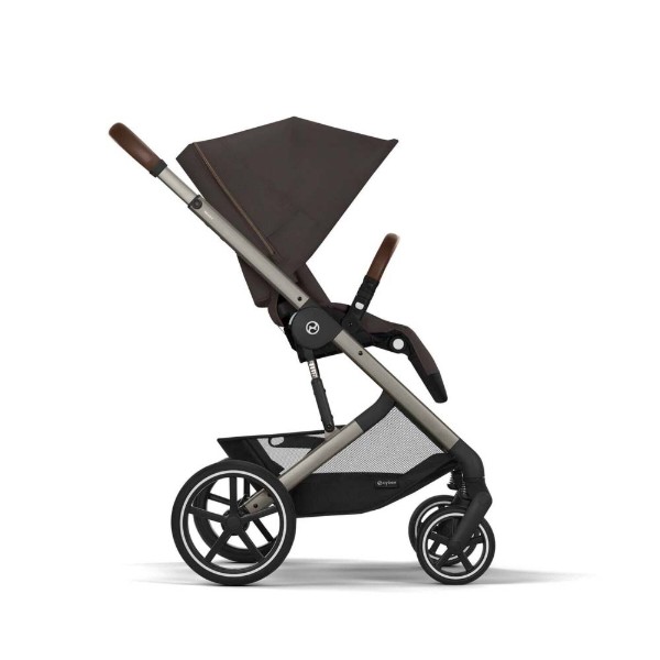 Фото - Коляска прогулочная Cybex Balios S Lux TPE Chocolate Brown (с бампером) (525000113)