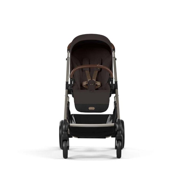 Фото - Коляска прогулочная Cybex Balios S Lux TPE Chocolate Brown (с бампером) (525000113)