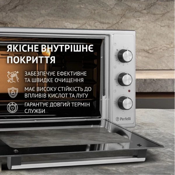 Фото - Печь электрическая Perfelli CLASSIC 48 GREY