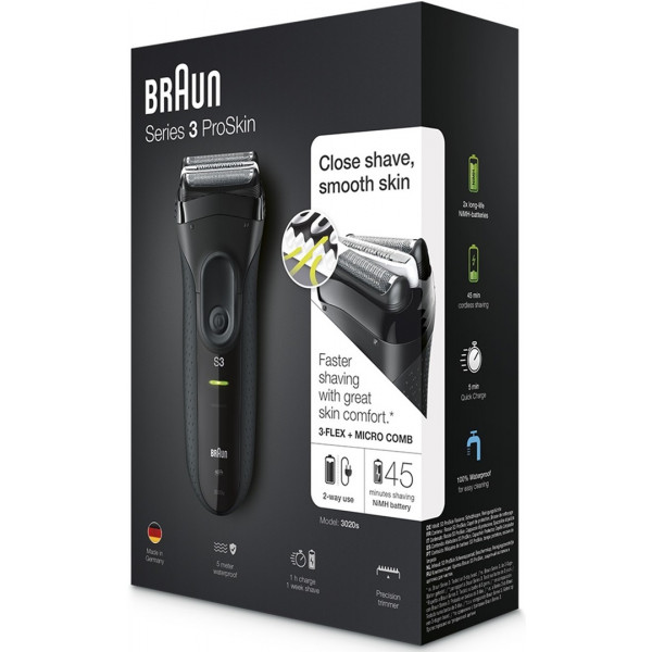 Фото - Бритва Braun Series 3 3020s Black