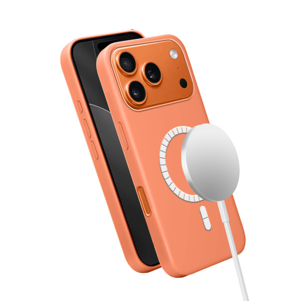 Фото - Чохол для смартфону MAKE for Apple iPhone 17 Pro Silicone Solo Cosmic Orange (MCSO-AI17PCO)