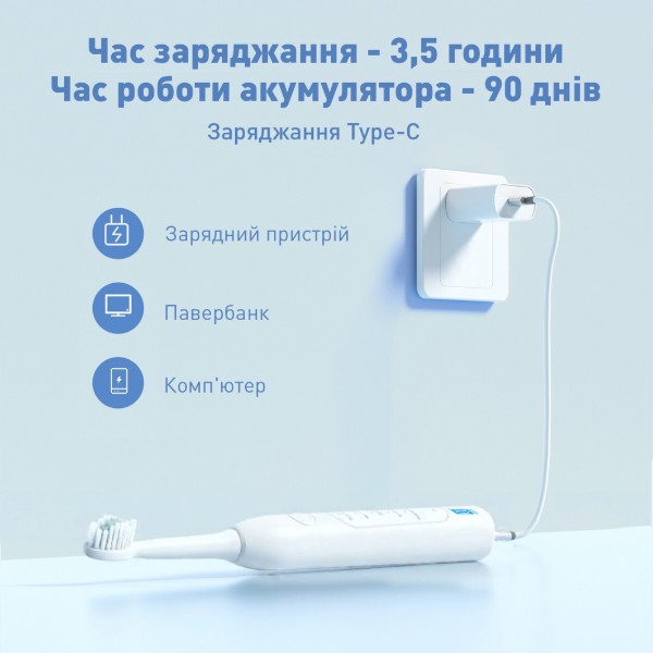 Фото - Зубная щетка электрическая AHealth X926 PROFESSIONAL White (AH-X926-WH)