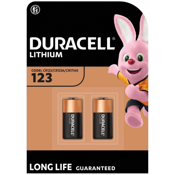 Фото - Батарейка Duracell CR 123/DL 123 2 шт. (5002979)