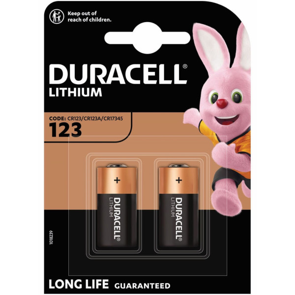 Фото - Батарейка Duracell CR 123/DL 123 2 шт. (5002979)