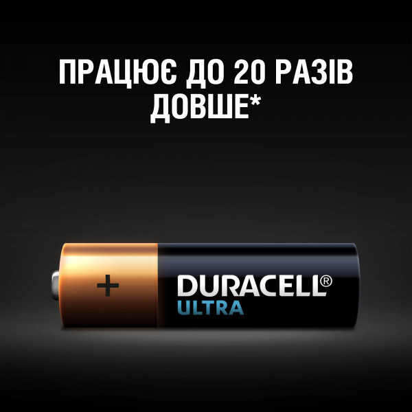 Фото - Батарейка тип AA Duracell MN/MX1500 Ultra (LR-06) 2шт.