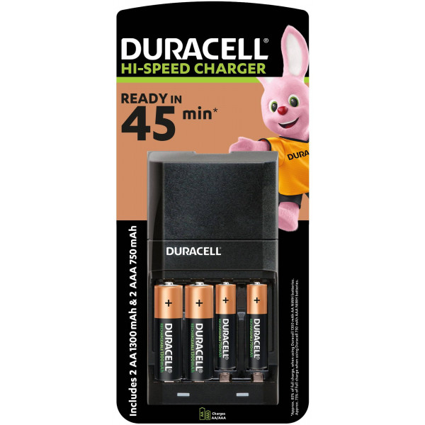 Фото - З/устройство для аккумуляторов AA/AAA Duracell CEF27 + 2AA1300 + 2AAА750