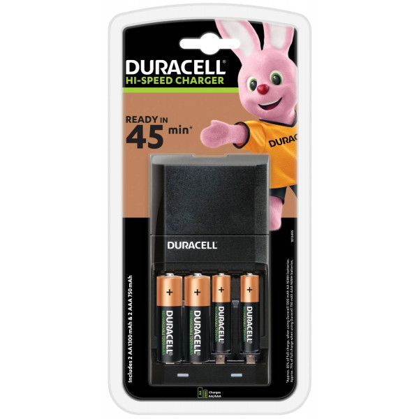 Фото - З/устройство для аккумуляторов AA/AAA Duracell CEF27 + 2AA1300 + 2AAА750