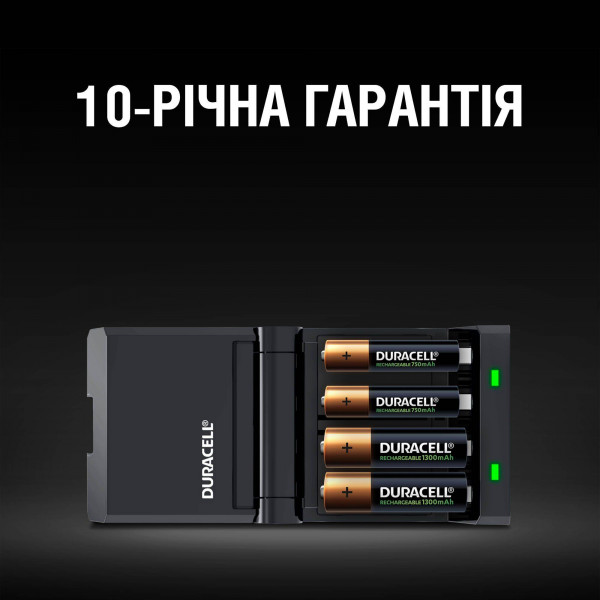 Фото - З/устройство для аккумуляторов AA/AAA Duracell CEF27 + 2AA1300 + 2AAА750