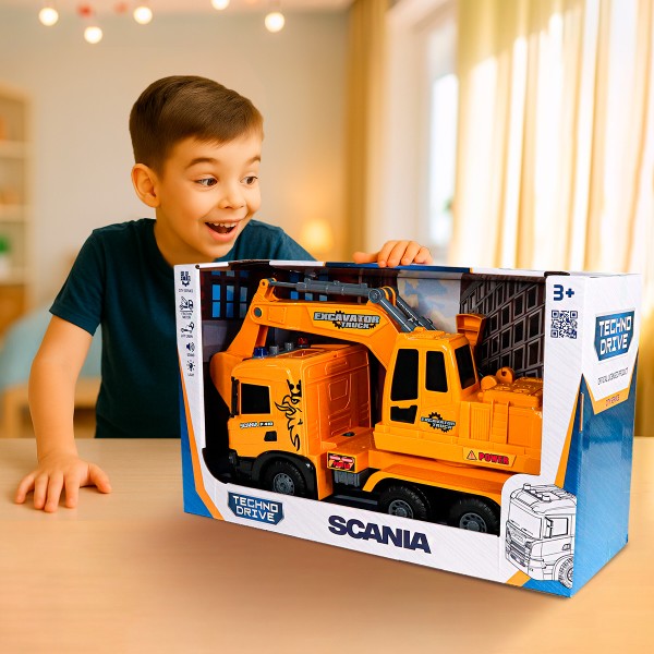 Фото - Наземна спецтехніка TechnoDrive Super Big Truck – ЕКСКАВАТОР SCANIA (5006KS)