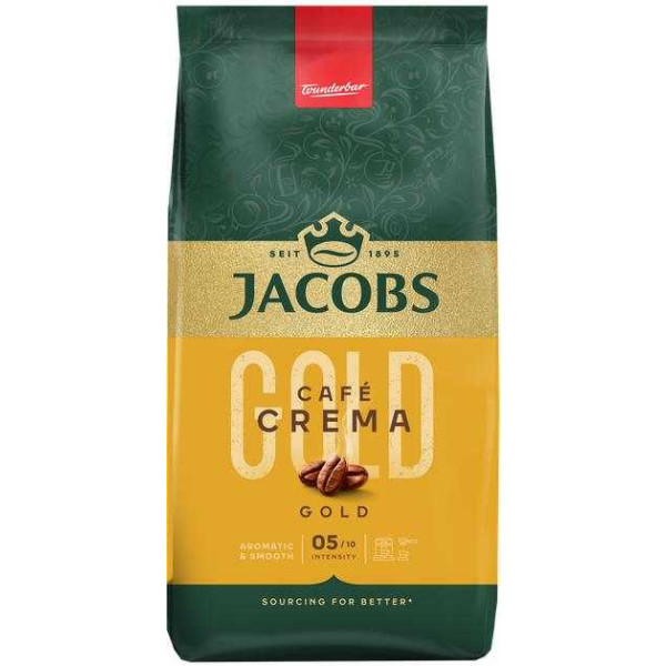 Фото - Кава в зернах Jacobs Crema 1000 г (8711000539217)