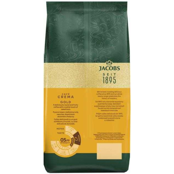 Фото - Кава в зернах Jacobs Crema 1000 г (8711000539217)