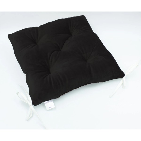 Фото - Подушка для стула MirSon 28-0007 Black Velvet 40х50 см (2200006275800)