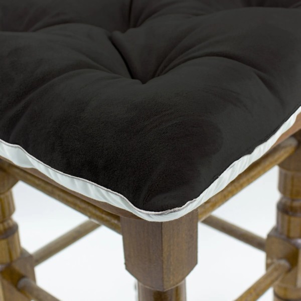 Фото - Подушка для стула MirSon 28-0007 Black Velvet 40х50 см (2200006275800)