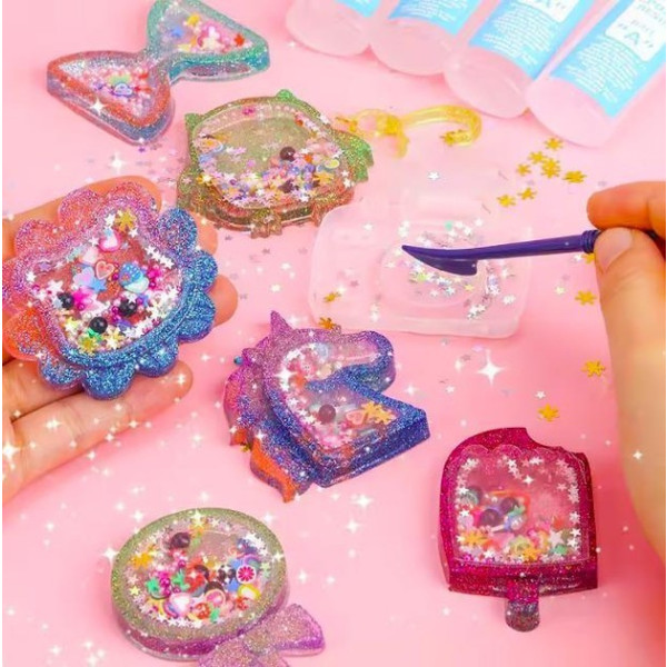 Фото - Набір для виготовлення прикрас KeGao Епоксидна смола DIY Crystal Clue Магічні звірята (708B)