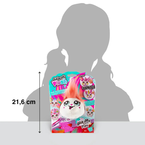 Фото - Набір для декупажу та розпису Canal Toys DIY AIRBRUSH PLUSH - Hair'iffic Зроби зачіску - Піксі (AIR038/2)