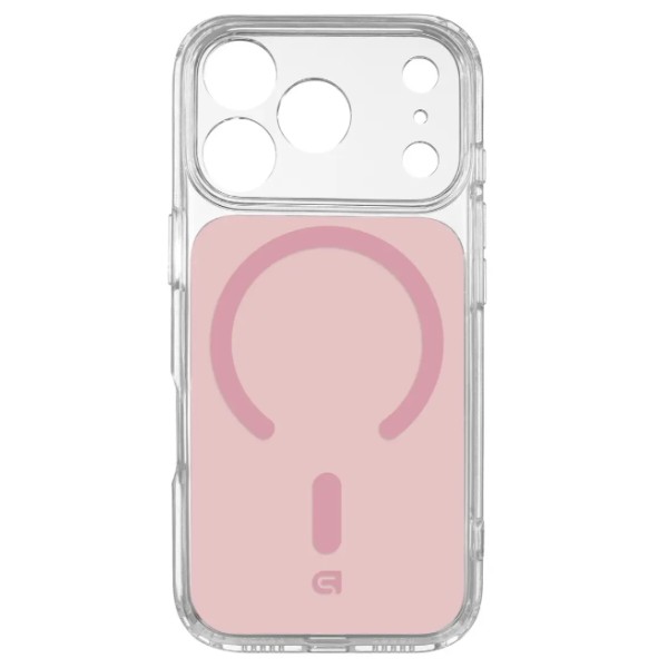 Фото - Чехол для смартфона Armorstandart Clear Hybrid MagCase for Apple iPhone 18 Pro / 17 Pro Pink (ARM91747)