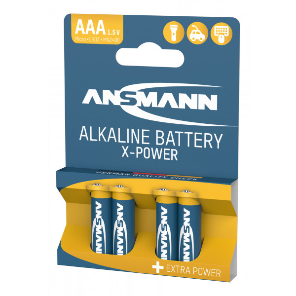 Фото - Батарейка тип AAA Ansmann AAA MN2400 LR03 4 шт. (5015653)