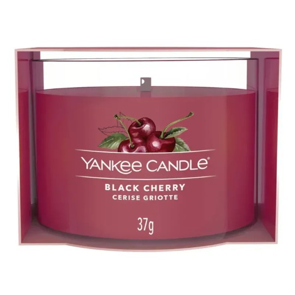 Фото - Свічка скло Yankee Candle Mini Black Cherry (Чорна Вишня) 37 г (1701433E)