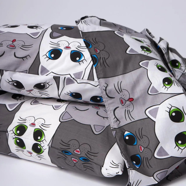 Фото - Комплект постільної білизни Moon&Star Бязь Gold Люкс Furry Friends 200х220 нав. 70х70 см 2 шт. (MS-890000281)